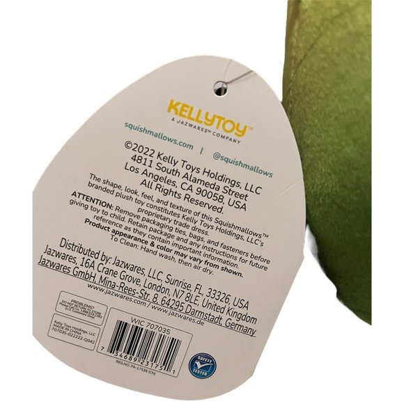 Squishmallows Kirsty the Green Butterfly 5” Plush Butterfly Ombre Squishmallows - Picture 7 of 7